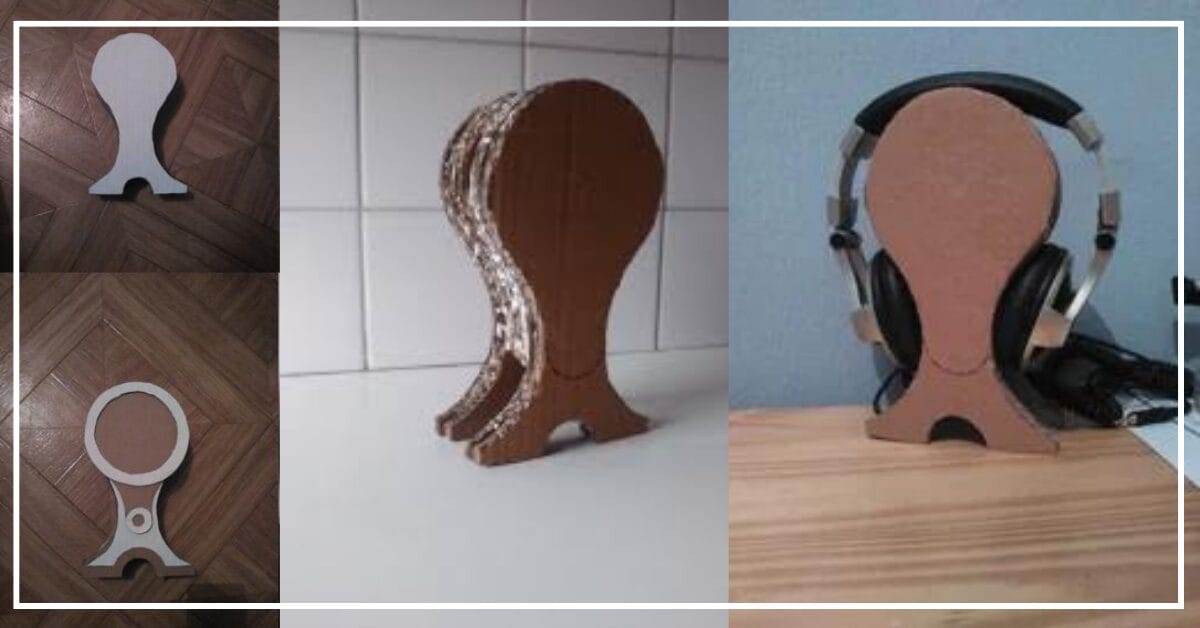 How to Make a Headphone Stand Out of Cardboard