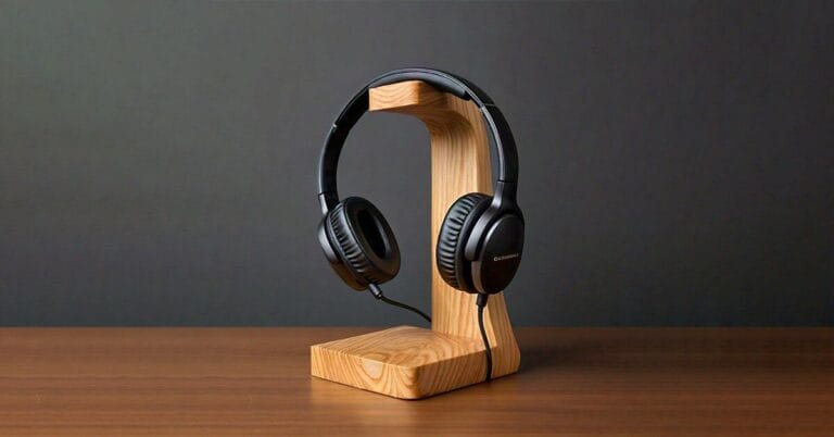 how to make a simple headphone stand?